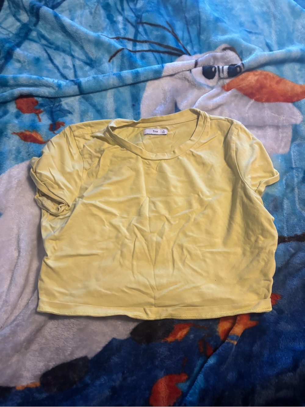 TNA Yellow Crewneck Tee
